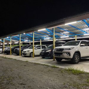 Roofed Parking (Bumbung)